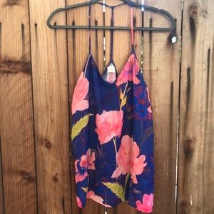 Everly Women’s Flower Halter Tank Top